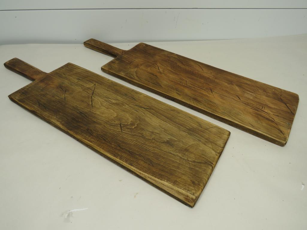 Pair of Wooden Cutting Boards: 25 1/2" x 7 1/2"