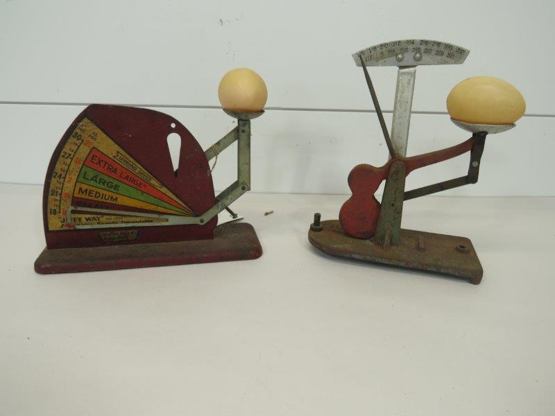 Pair of Early Egg Scales - Jiffy Way & Zenith (1 of 6)