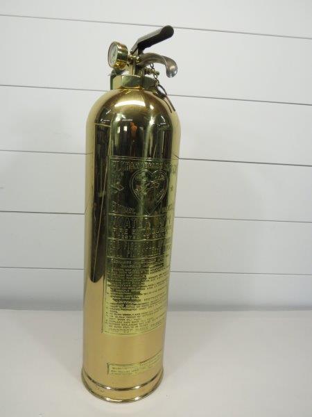 Elkhart Brass Mfg. Brass Water Type Fire Extinguisher (1 of 12)