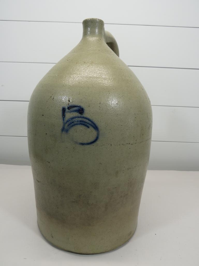5 Gal Glazed Stoneware Crock Jug (1 of 7)