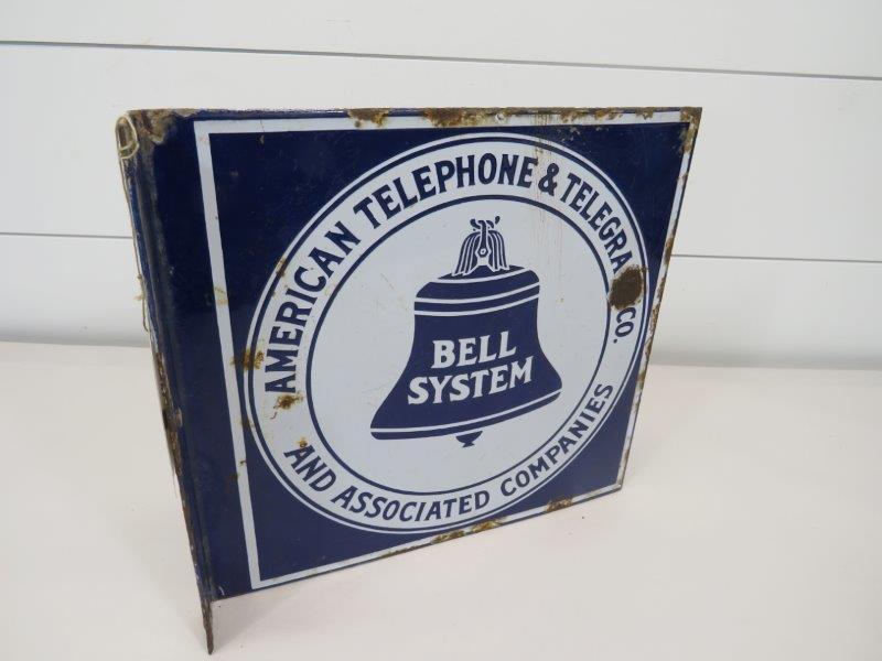 Bell System American Telephone DSP Flange Sign (1 of 9)