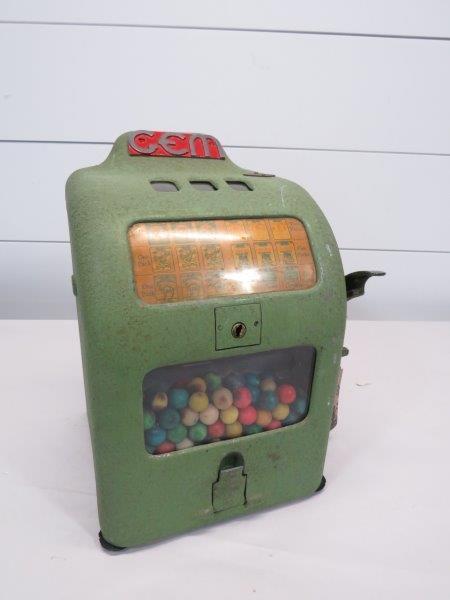 1930s Gem 1-Cent Trade Stimulator Slot Machine Gum (1 of 14)