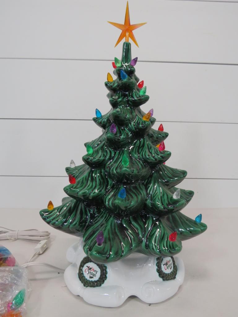 Mid Century Ceramic Christmas Tree (1 of 9)