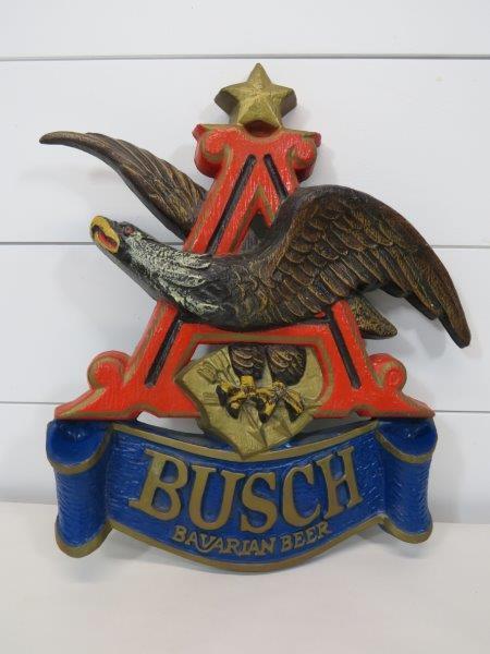 Vintage Anheuser Busch Bavarian Eagle Molded Plastic (1 of 10)
