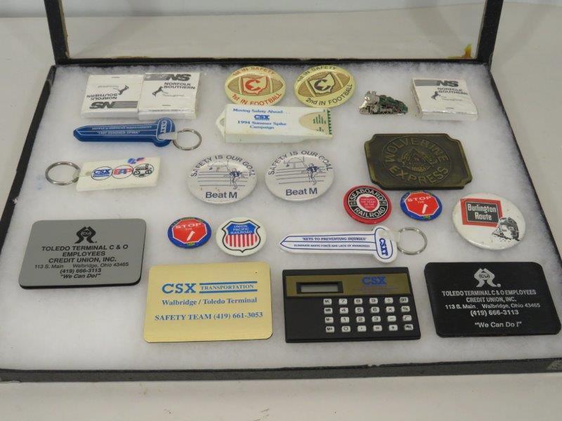 Railroad RR Commemorative Lot in Display (1 of 9)