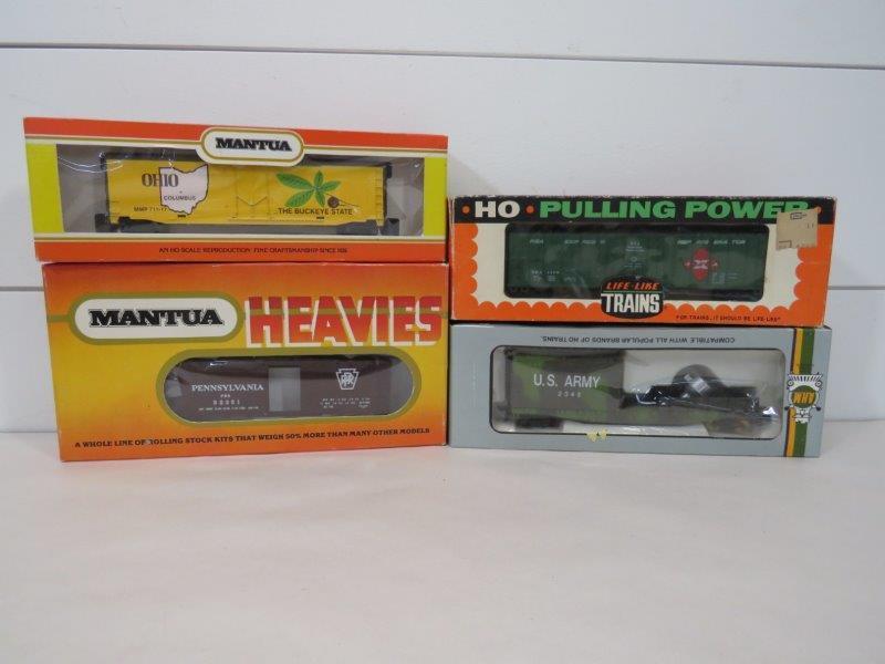 Model Train HO Scale Freight Car Lot (4) (1 of 5)