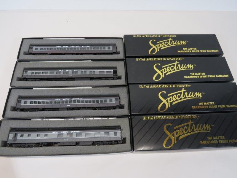Spectrum HO Scale Model Train Passenger Cars (4) NIB (1 of 12)