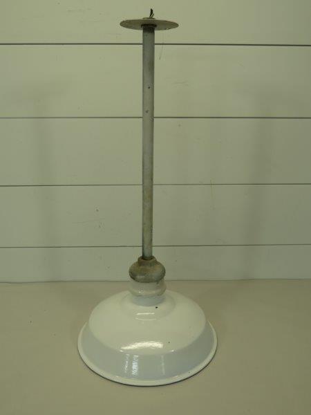 Early Hanging Porcelain Shade Service Station Light (1 of 9)