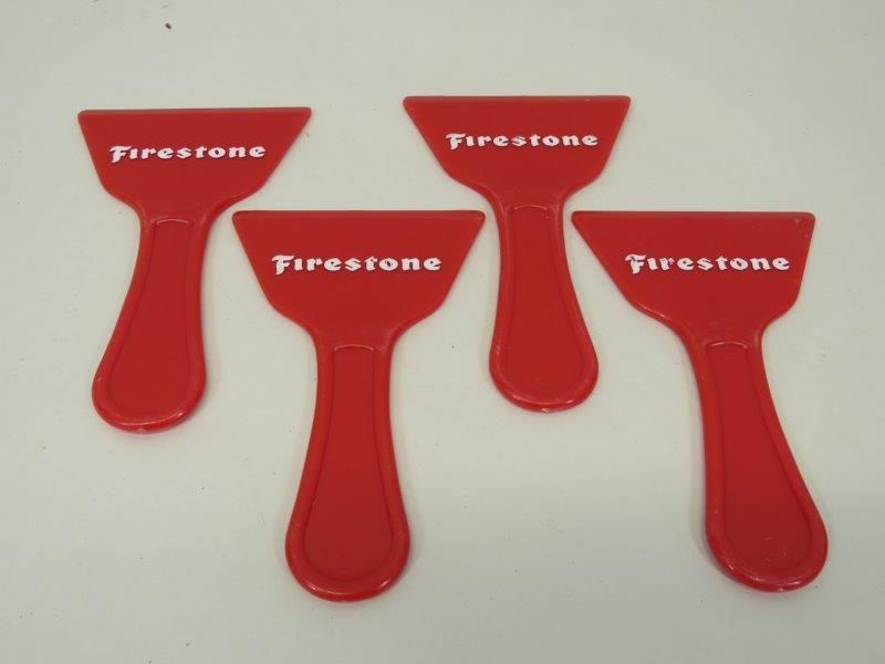 Vintage Advertising Firestone Tires Ice Scrapers (4) (1 of 2)