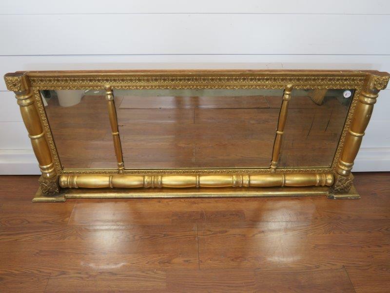 Large Mantel Gilded  Mirror (1 of 14)