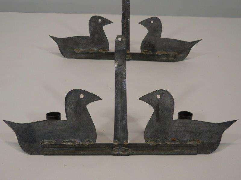 Primitive Tin Duck Wall Hanging Sconces (1 of 7)