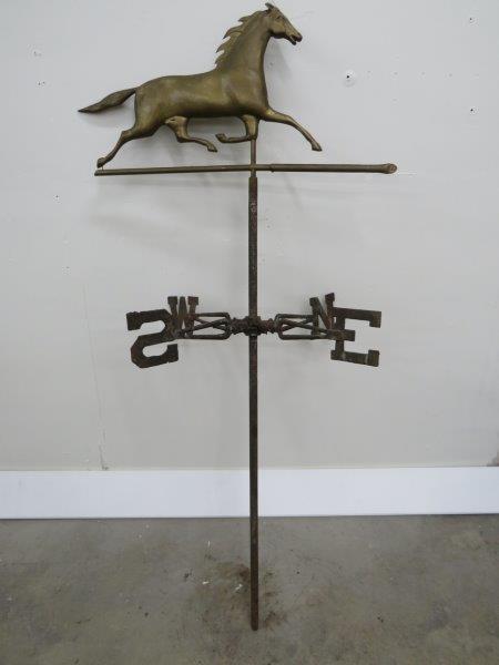 Large Brass Horse Weathervane (1 of 8)