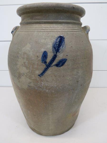 5 Gal Cobalt Decorated Stoneware Crock (1 of 9)