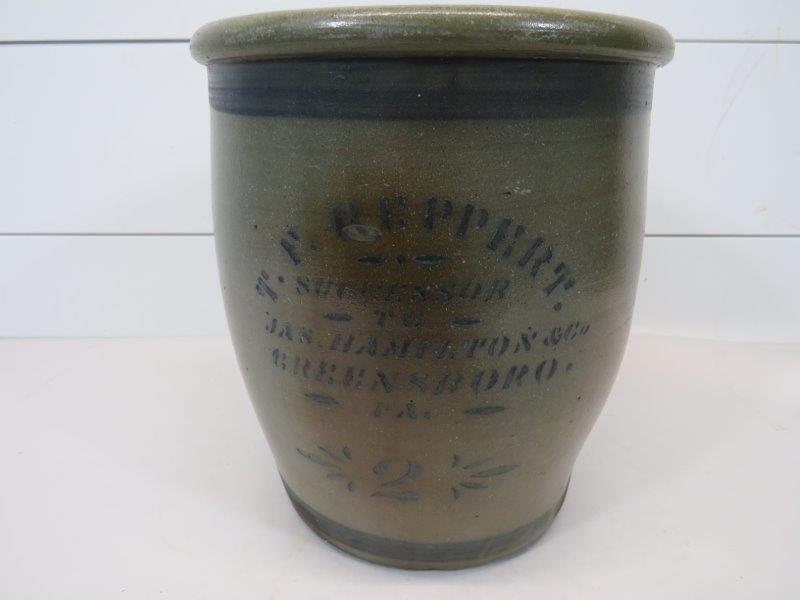 T.F. Reppert - Greensboro, PA - Cobalt Stenciled (1 of 10)