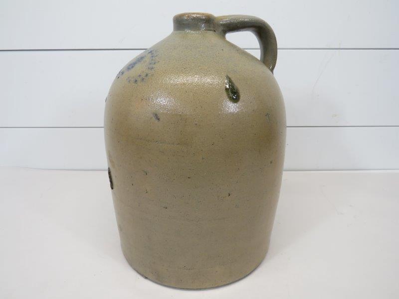 3 Gal Cobalt Stenciled Stoneware Crock Jug (1 of 7)