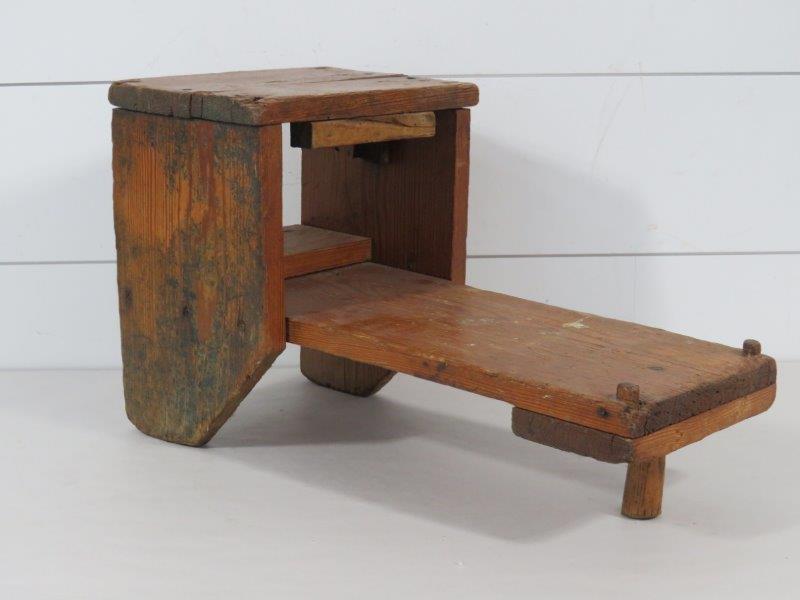 Primitive Shoe Shine Stool (1 of 7)