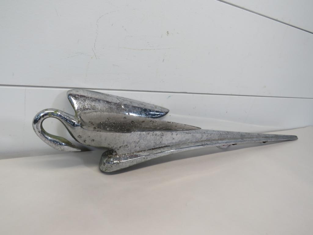 1940's or 50's Packard  Swan Chrome Hood Ornament (1 of 11)