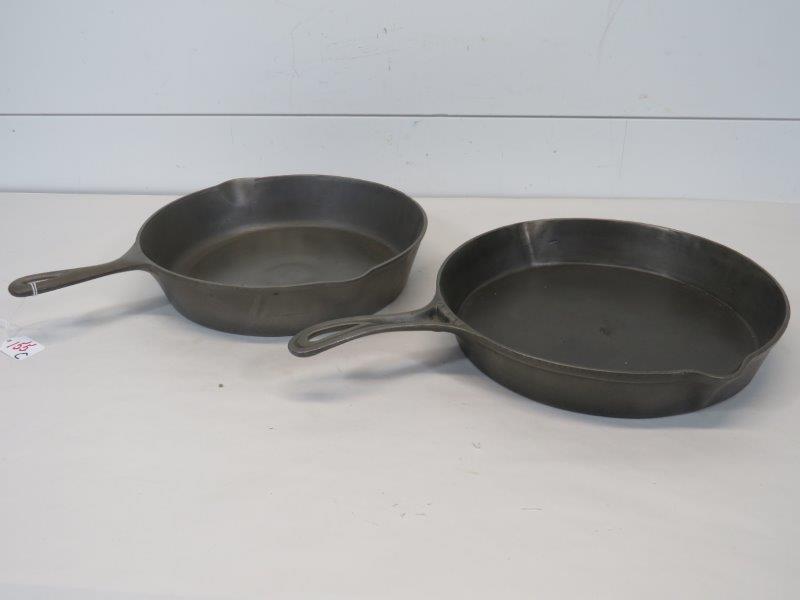 Cast Iron No. 9 & No. 10 Skillets (1 of 11)
