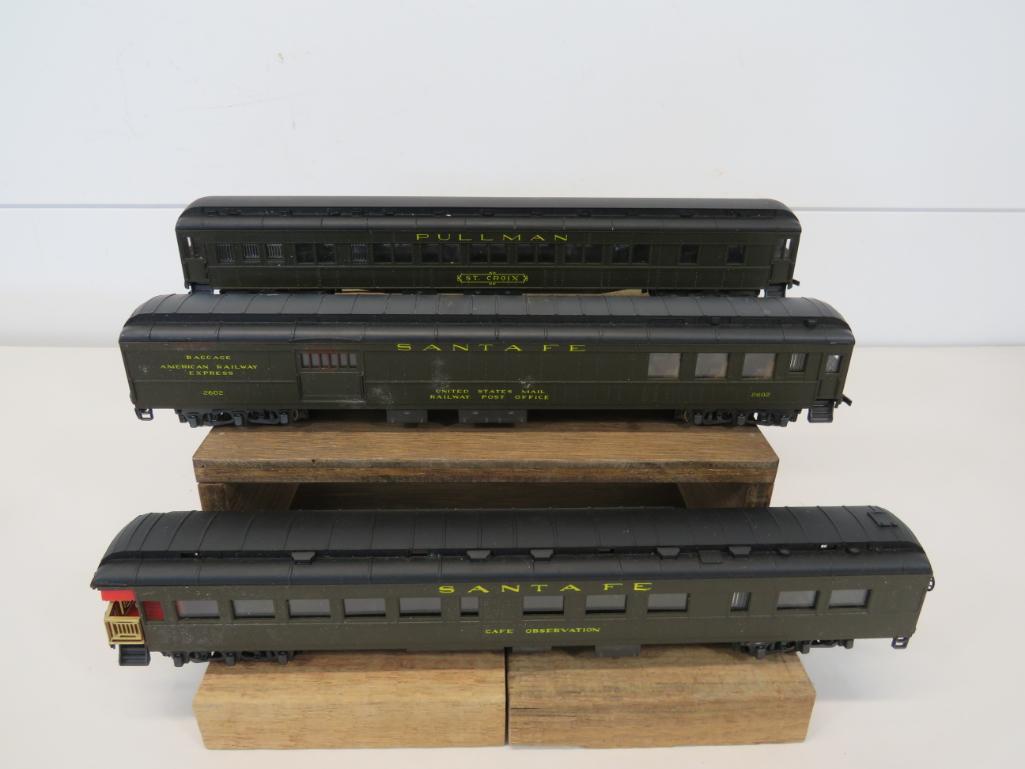 Rivarossi HO Scale Santa Fe Passenger Cars (3) (1 of 6)