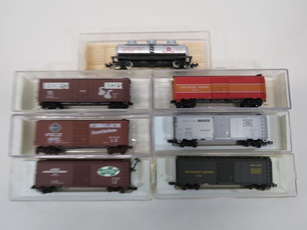 Micro Trains N Scale Advertising Train Cars (7) (1 of 9)