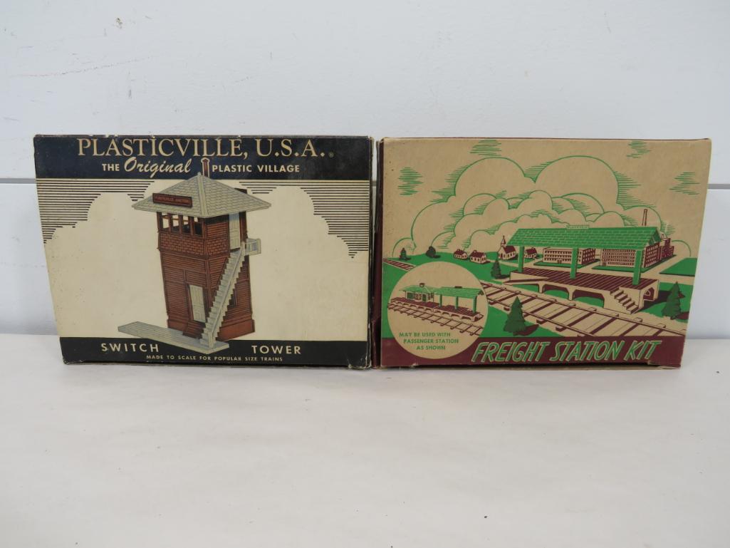 Plasticville USA Switch Tower & Freight Station Kit (2) (1 of 10)
