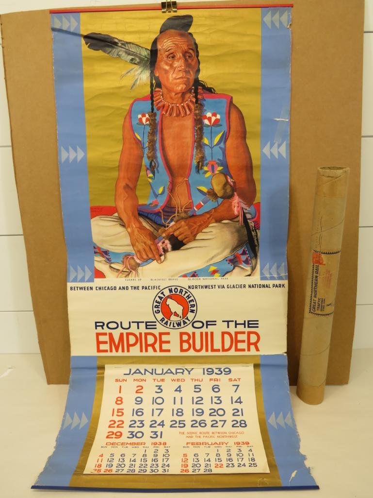 ^ Great Northern Railway 1939 Calendar (1 of 13)