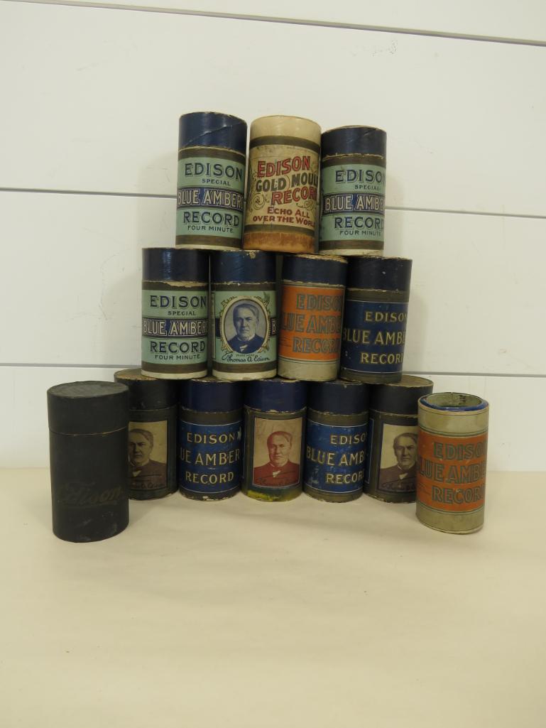 Edison Blue Amberol & Edison Moulded Records (14) (1 of 10)
