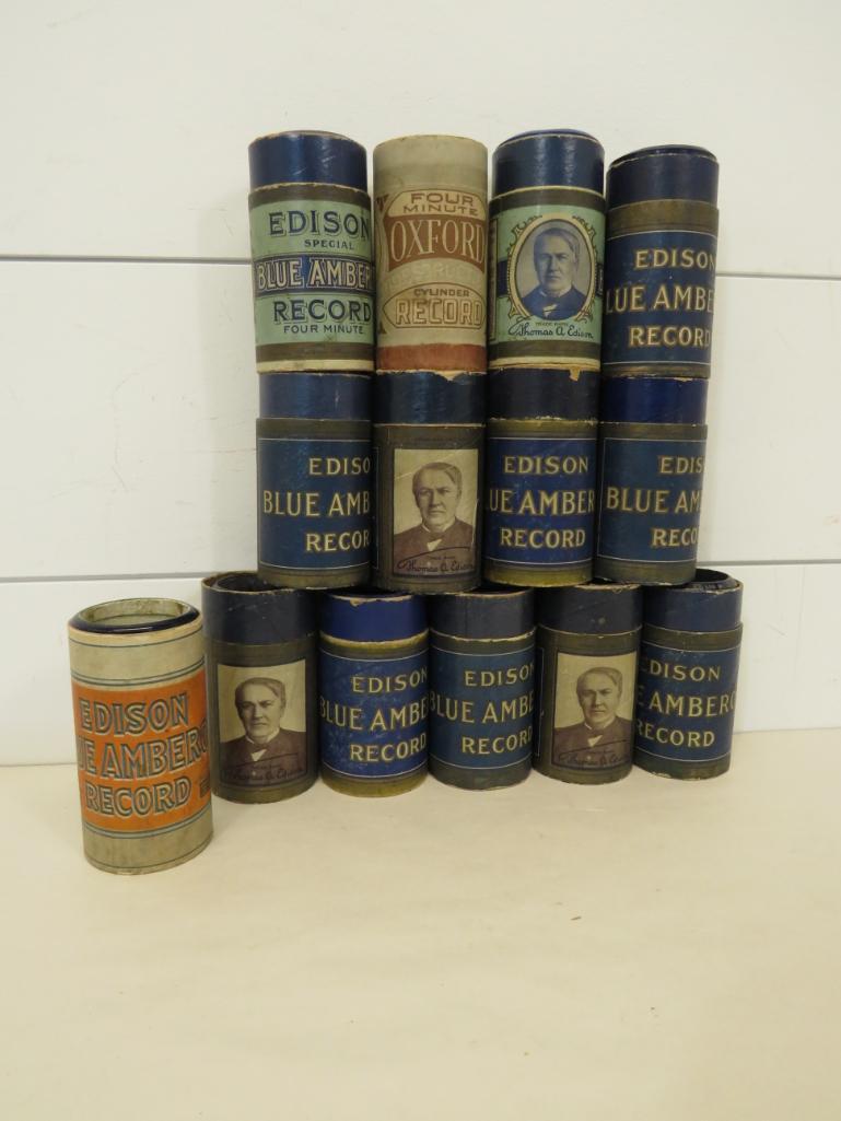 Edison Blue Amberol & Edison Moulded Records (14) (1 of 8)