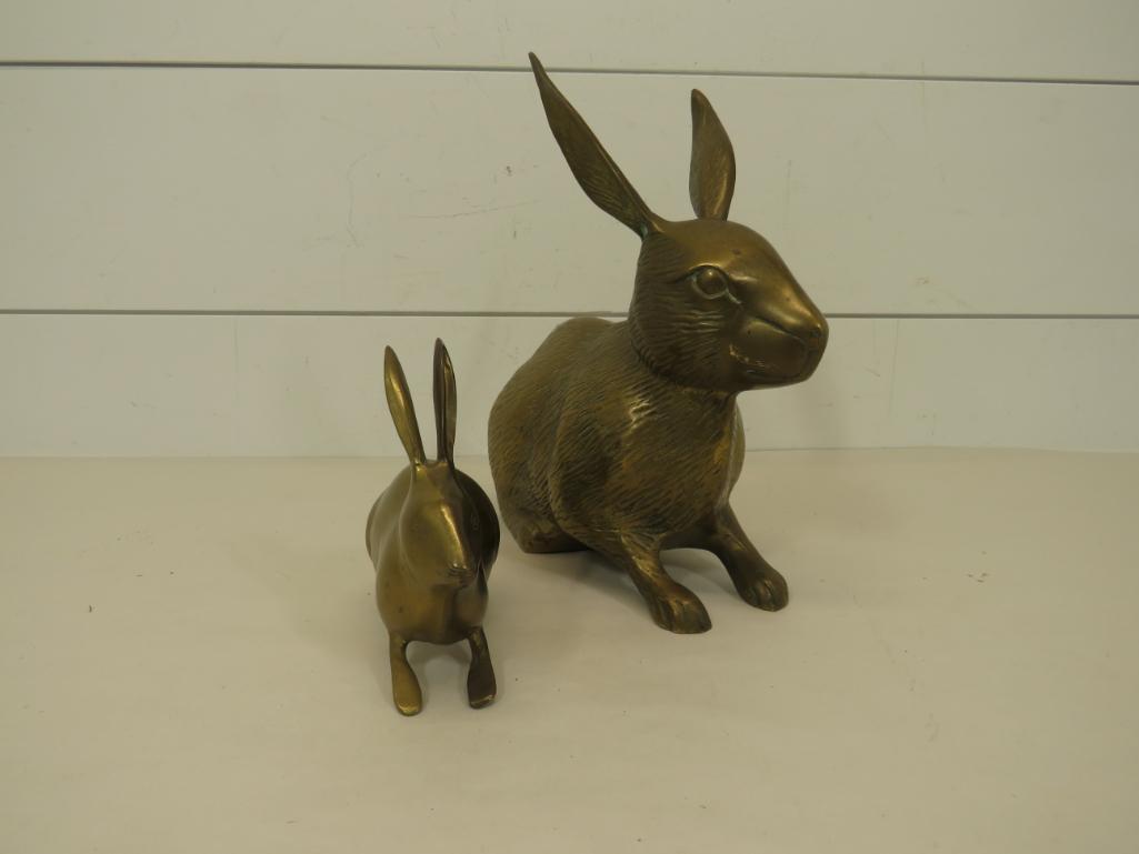 Vintage Brass Rabbit Lot (2) (1 of 18)