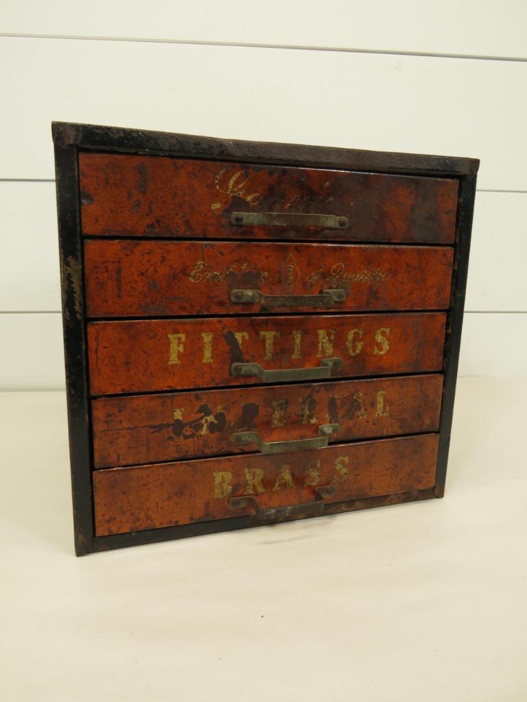 Vintage Genuine Imperial Metal 5 Drawer Tool (1 of 14)