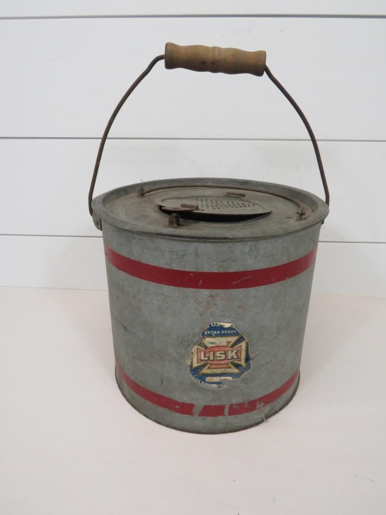 Lisk Galvanized Minnow Bucket (1 of 7)