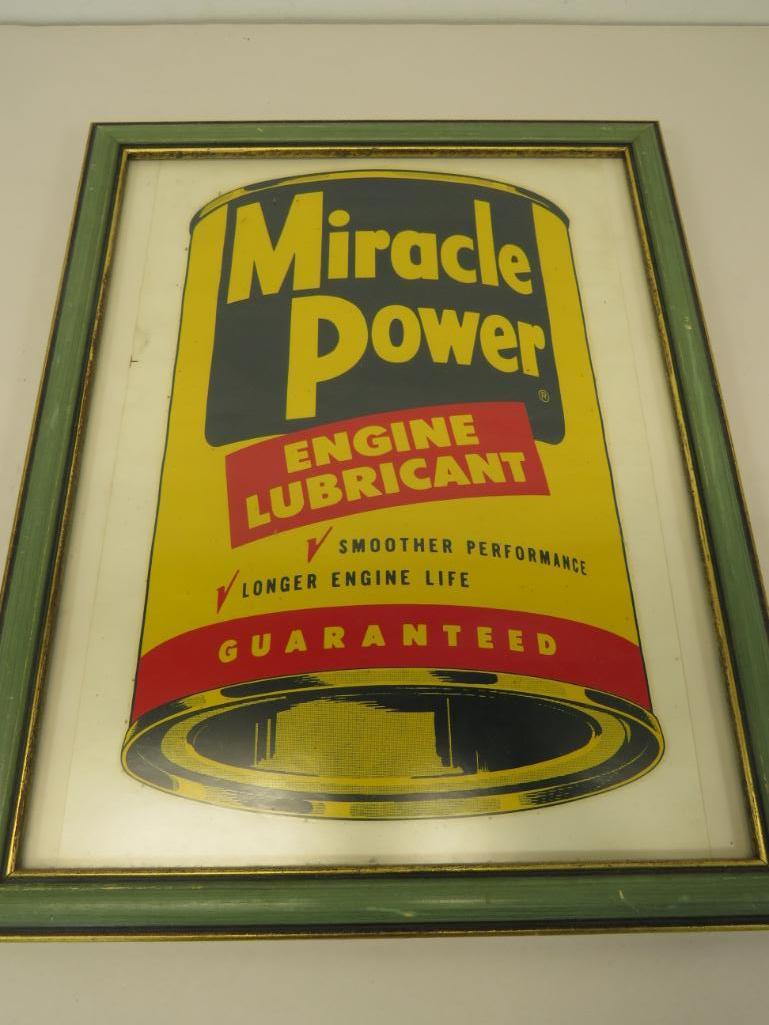 Miracle Power Engine Lubricant Framed Advertising (1 of 5)
