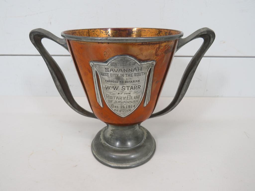1914 Contest Cup Savannah Rotary W. W. Starr Loving Cup (1 of 8)