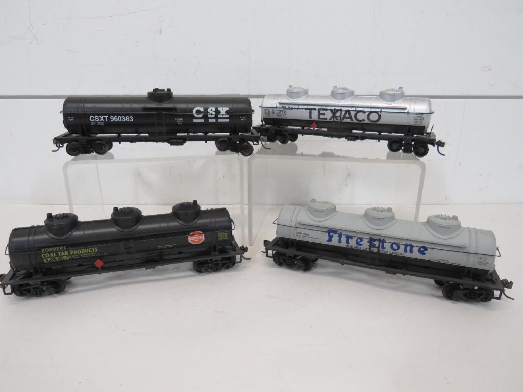 Athearn HO Scale Model Train Tank Cars (4) (1 of 5)