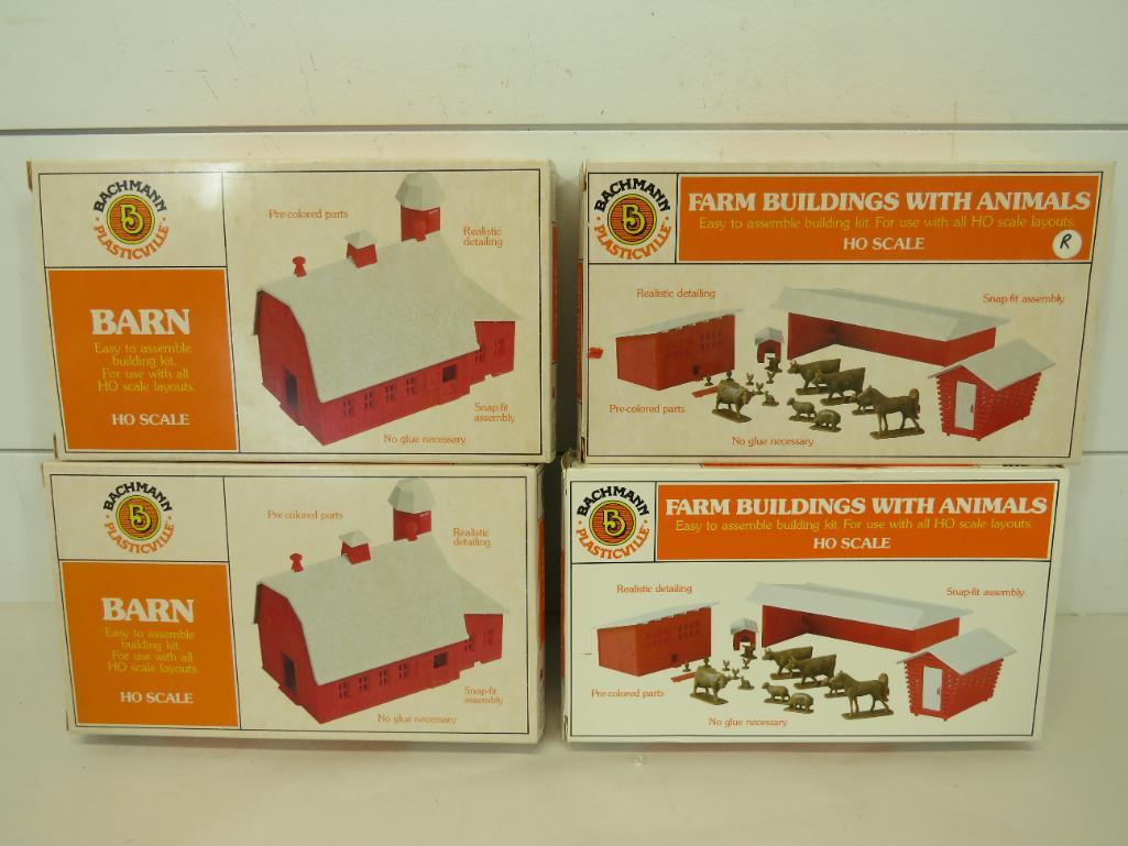 Bachmann HO Scale Farm Building Kits (4) (1 of 6)