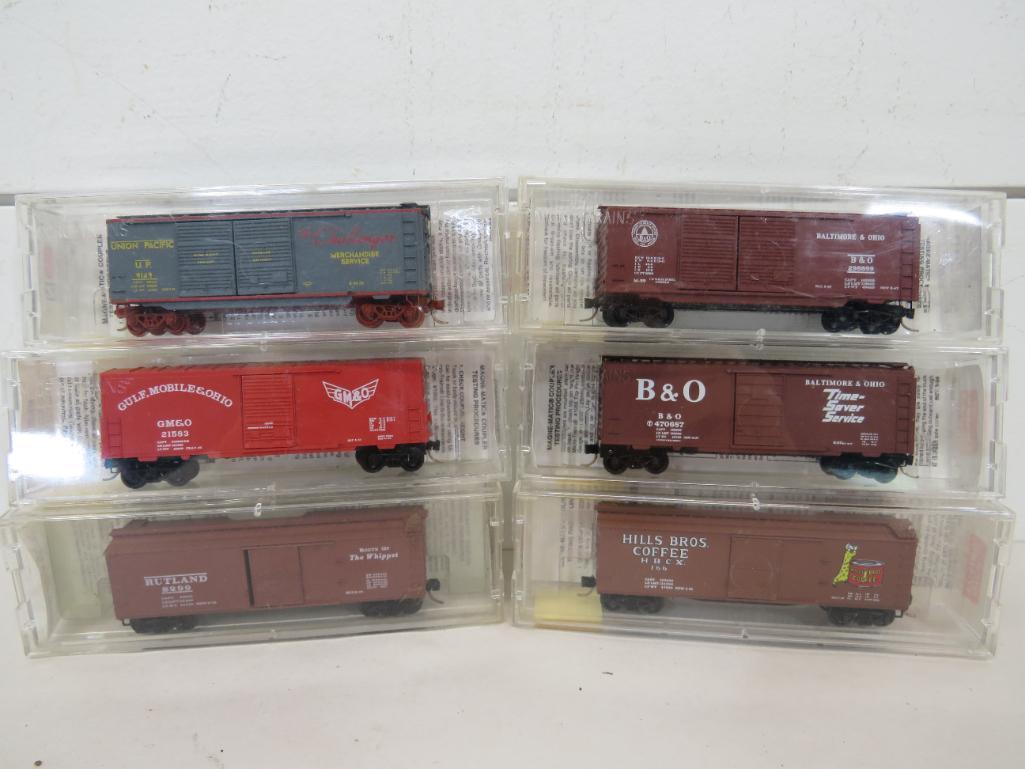 Micro-Trains N Scale Freight Cars-Knuckle Couplers (6): This item is shippable. We offer combined shipping in-house. Dimensions: 3" size range. Photos will serve to represent any other condition issues. Condition reports will be answered up until 24