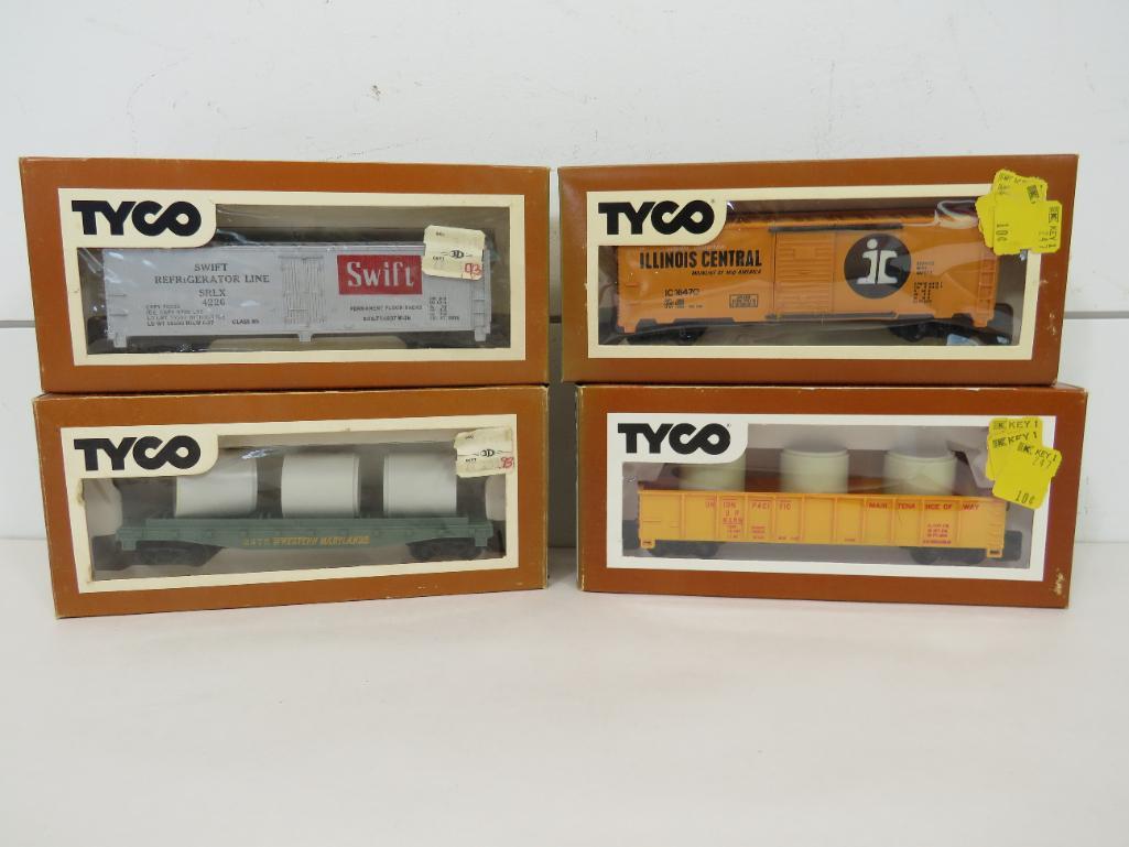 TYCO HO Scale Box Car Trains (4) (1 of 7)