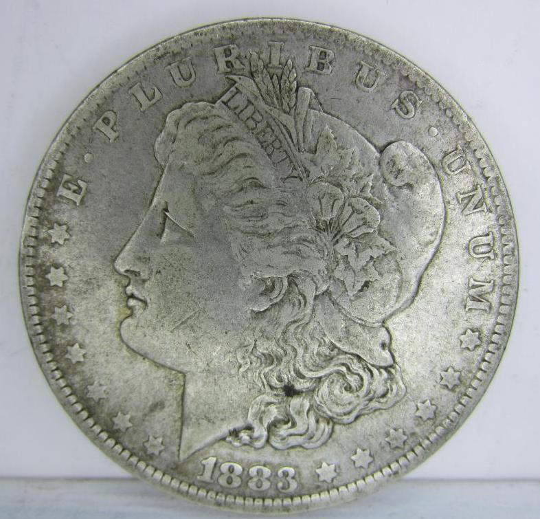 1883 Morgan Silver Dollar (1 of 2)