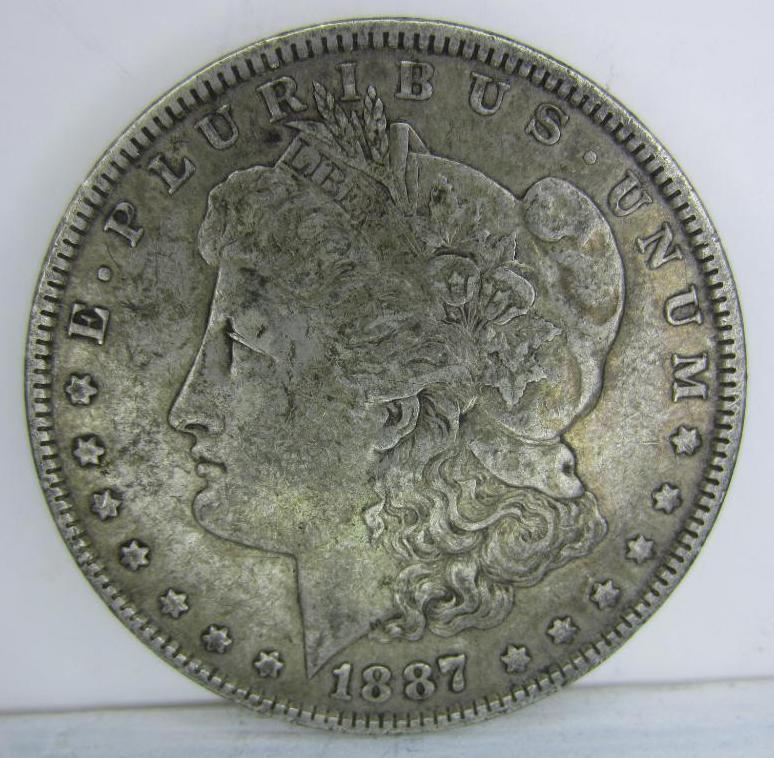1887 Morgan Silver Dollar (1 of 2)