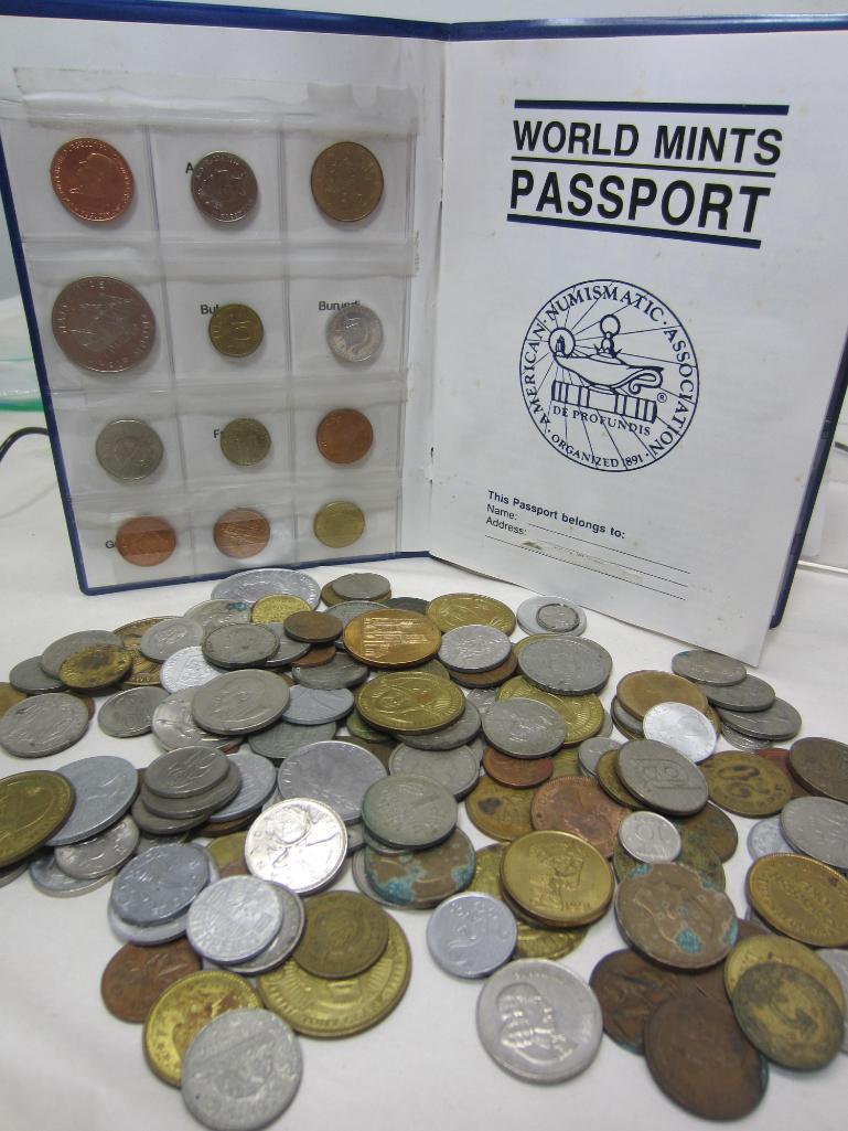 Lot of Foreign, Collectable Coins & Tokens (1 of 13)
