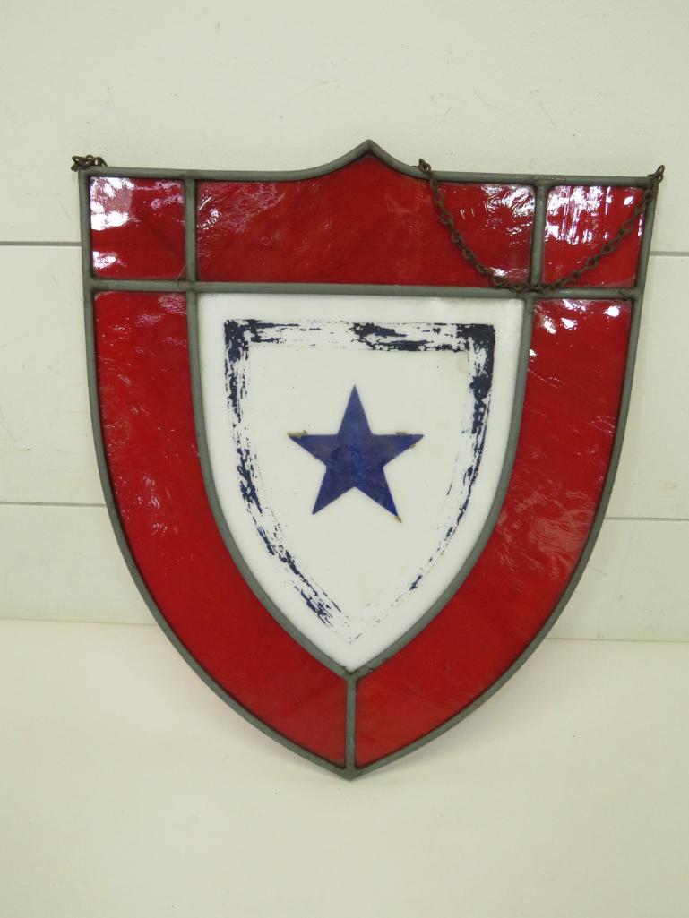 Son in Service Stained Glass Window Hanger (1 of 6)