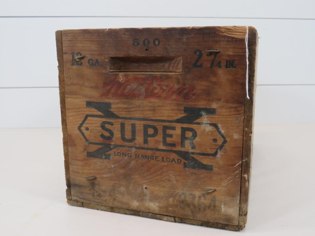 Western Cartridge C. Super X 12 Ga. Wood Crate (1 of 15)