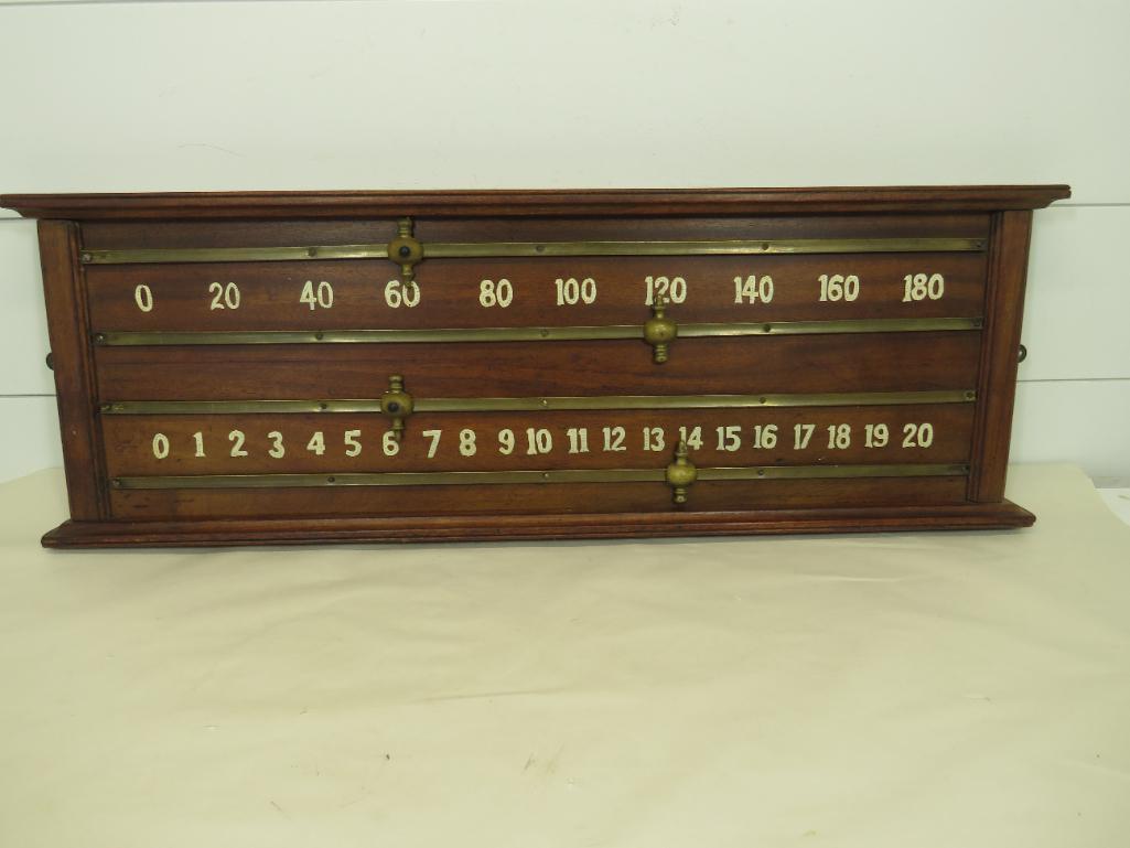 Antique Snooker Tavern Score Board (1 of 9)