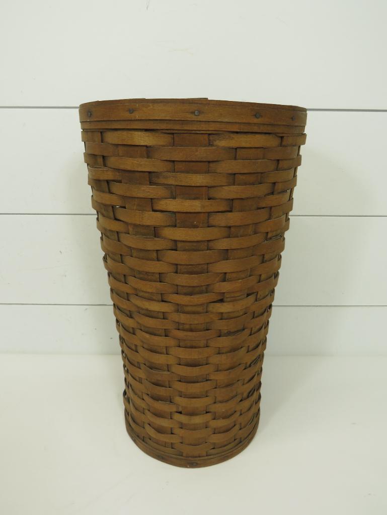 1983 Longaberger Umbrella Holder Basket (1 of 9)