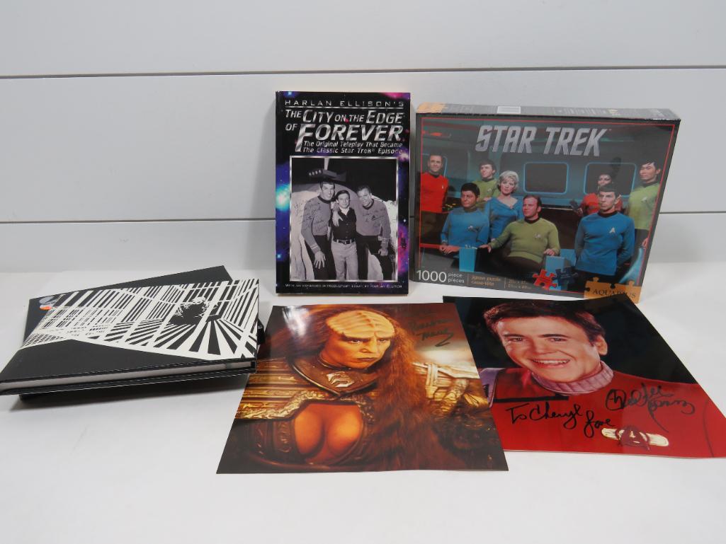 Harlan Ellison - Star Trek Lot - Mefisto in Onyx- Limited Edition , Signed Photos (1 of 13)
