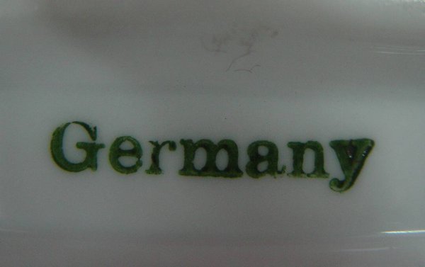 8 PIECES OF BLUE & WHITE PORCELAIN MARKED GERMANY - 2
