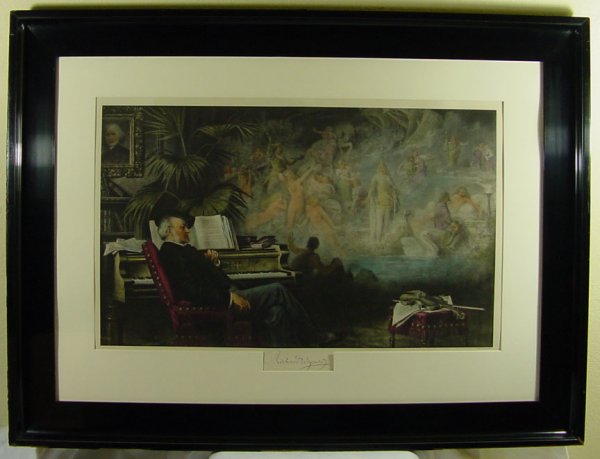 EARLY 20TH CENTURY LITHOGRAPH OF RICHARD WAGNOR 