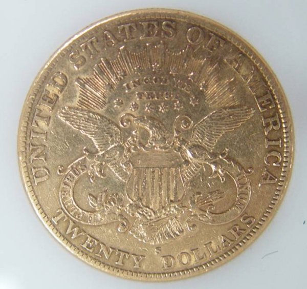1904 US 20 DOLLAR LIBERTY HEAD GOLD COIN - 2