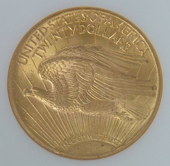 20 DOLLAR US SAINT GAUDEN GOLD COIN 1924 - 2