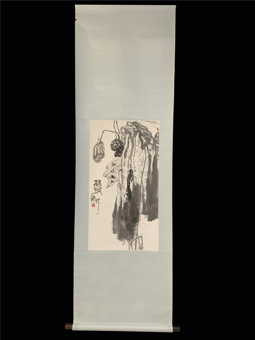 Chinese Painting Attribute to Pan Gongkai: L:81cm W:44cm